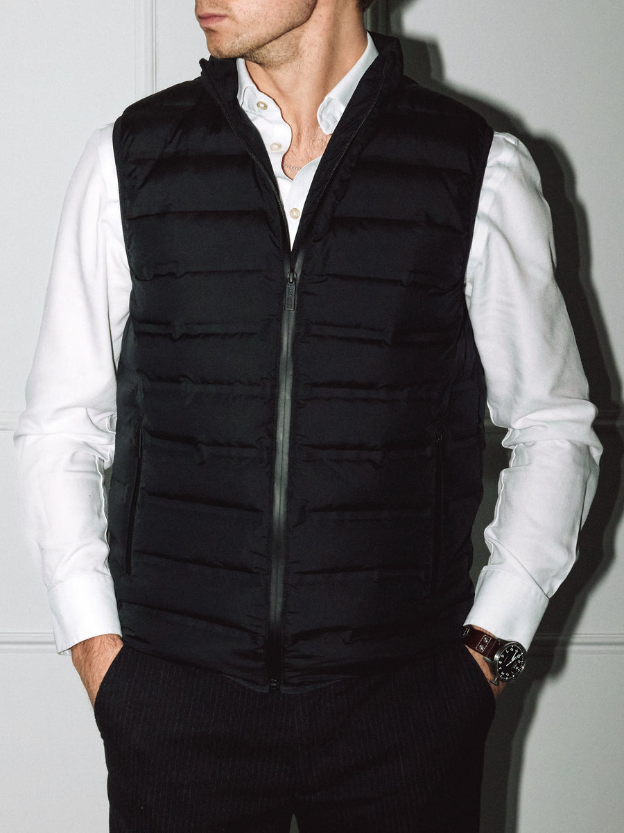 heve⭐︎twdeed gilet black Tweed Gilet black | HEVE