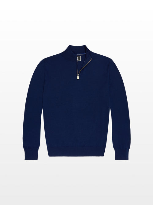 Merino Wool Quarter Zip