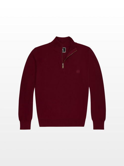 Mesh Knit Quarter Zip